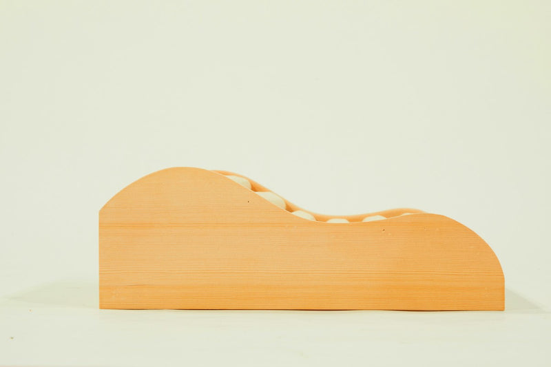 Wooden Sauna Headrest for Rejuvenation and Relaxation