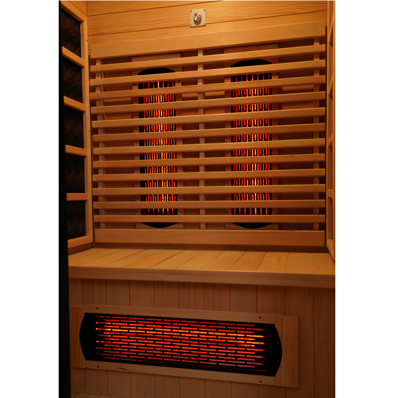 SAUNASNET® Luxury Ozone Indoor Dry Sauna with Wifi Infrared 03（US Stock – Ships in 10–15 Days）