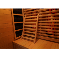 SAUNASNET® Canadian Hemlock Ergonomic S-Shape Sauna Backrest