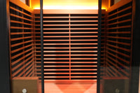 SAUNASNET® Outdoor Black Aluminium Infrared Sauna with Wifi