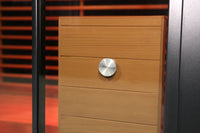 SAUNASNET® Outdoor Black Aluminium Infrared Sauna with Wifi