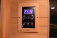 SAUNASNET® Outdoor Black Aluminium Infrared Sauna with Wifi