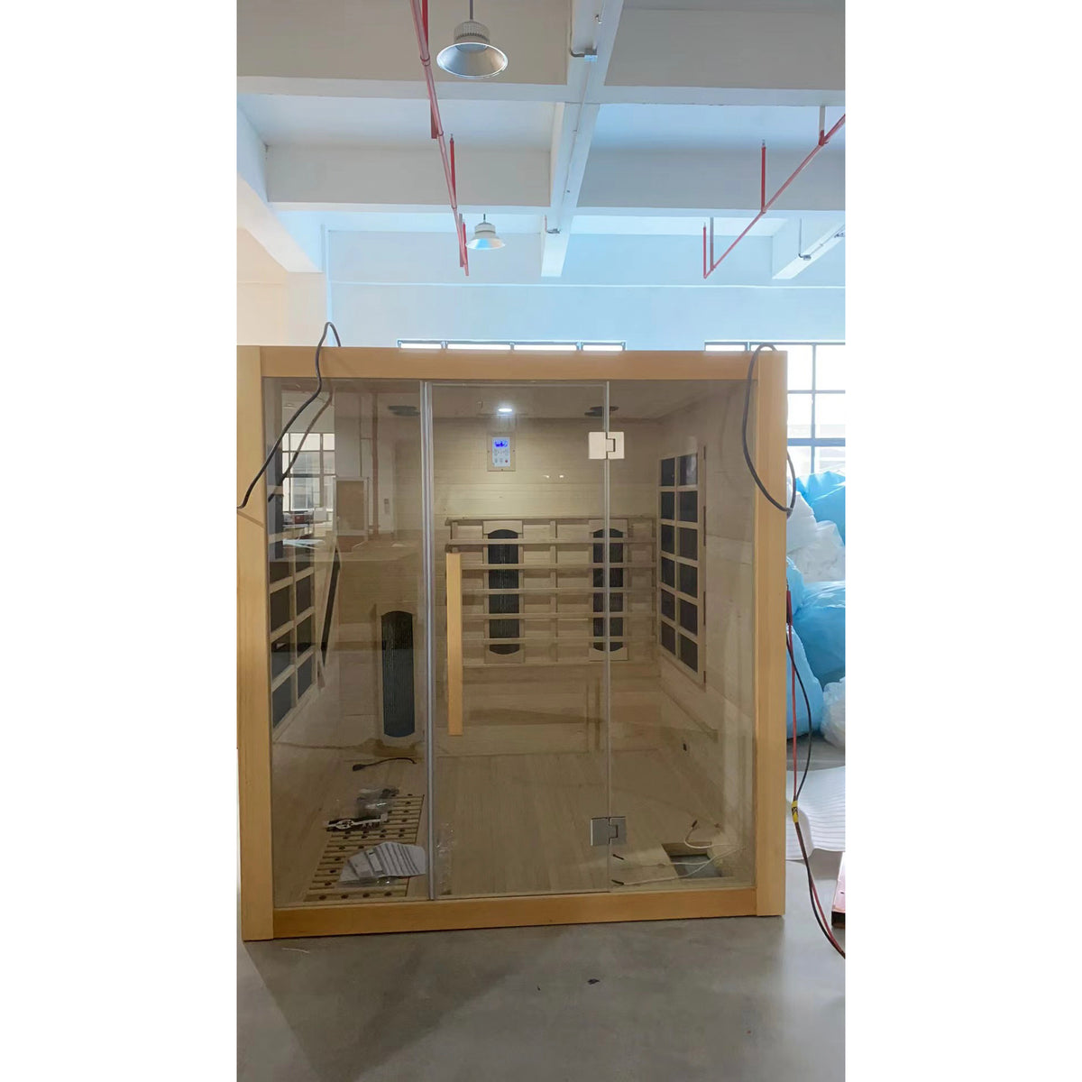 SAUNASNET® Indoor Steam and Infrared Sauna Hybrid Sauna 01