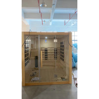 SAUNASNET® Indoor Steam and Infrared Sauna Hybrid Sauna 01