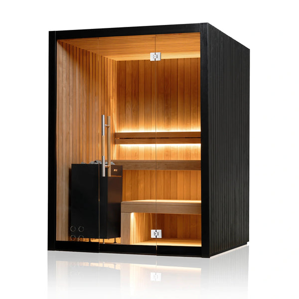 SAUNASNET® Modern Indoor Scandinavian Sauna Glass 15