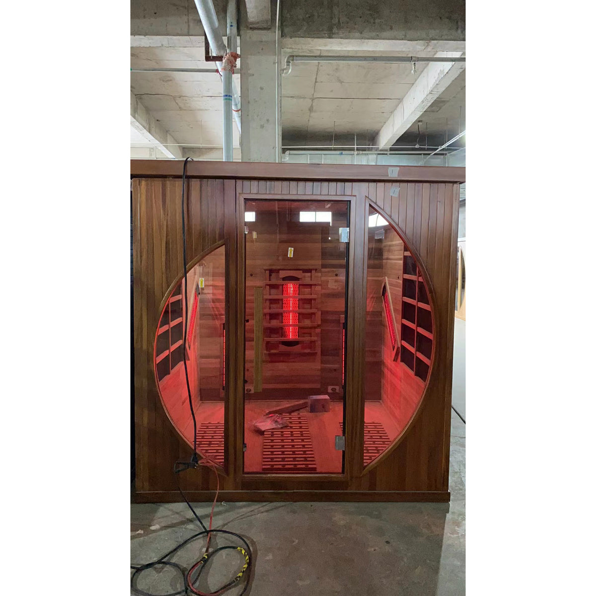 SAUNASNET® Indoor Two-Person Infrared Sauna Digital Control with Wifi Infrared 01 （US Stock – Ships in 10–15 Days）