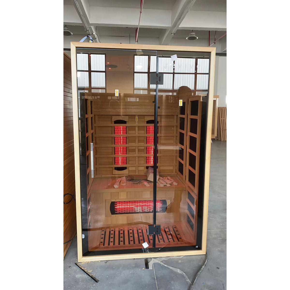 SAUNASNET® Luxury Ozone Indoor Dry Sauna with Wifi Infrared 03（US Stock – Ships in 10–15 Days）