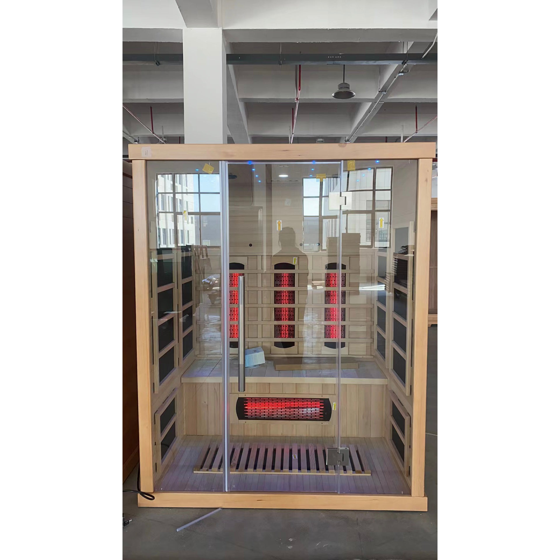 SAUNASNET® Full Spectrum Indoor Solid Wood Sauna Infrared 11