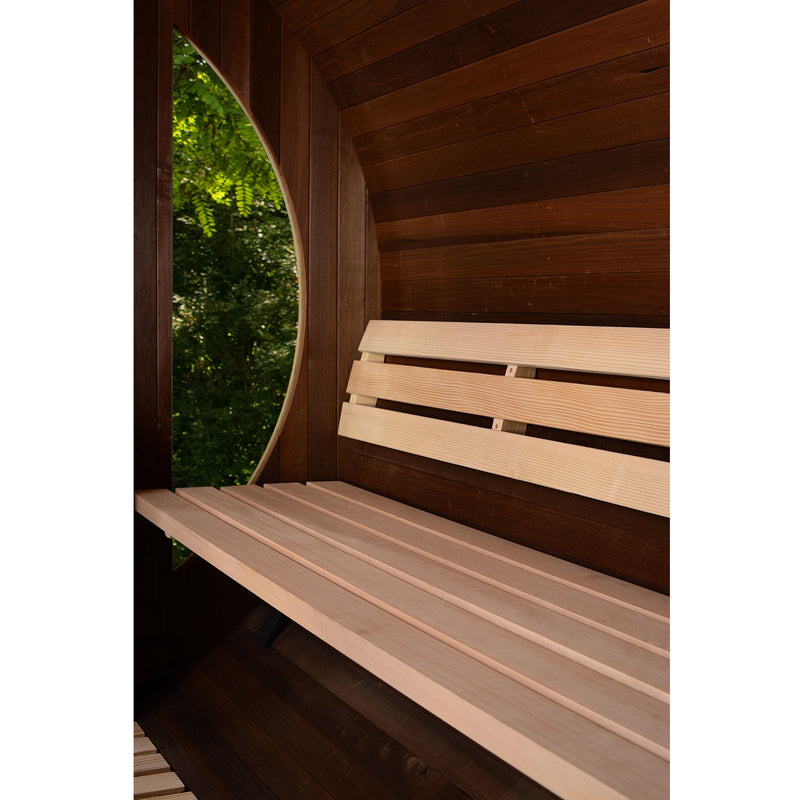 SAUNASNET Luxury Outdoor Barrel Sauna