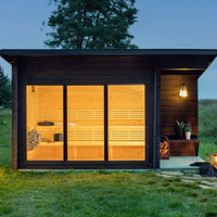 SAUNASNET® Large Cabin Sauna Upgraded Version Square 07