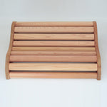 Wooden Sauna Headrest for Rejuvenation and Relaxation