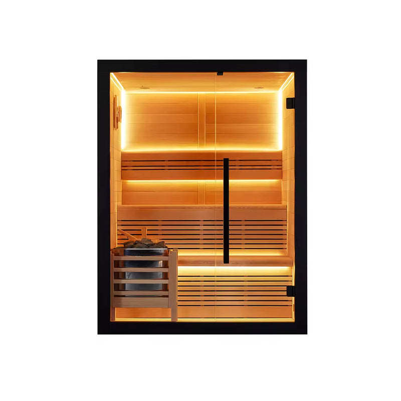 SAUNASNET® Modern Indoor Scandinavian Sauna Glass 15