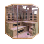 6 Person Infrared Cabin full spectrum Sauna for Apartment
