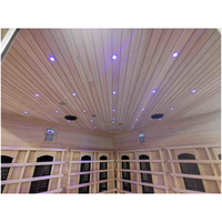 SAUNASNET® Infrared Cabin full spectrum Sauna for Apartment Dual System 04