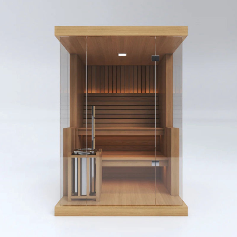 SAUNASNET® Indoor Traditional Hemlock Wifi Sauna - 2-3 Person