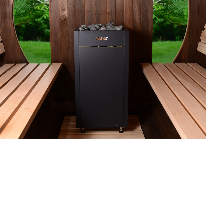 SAUNASNET Luxury Outdoor Barrel Sauna