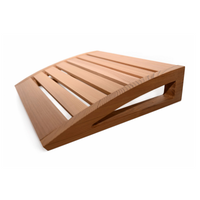 SAUNASNET® Cedar Modern Sauna Headrest