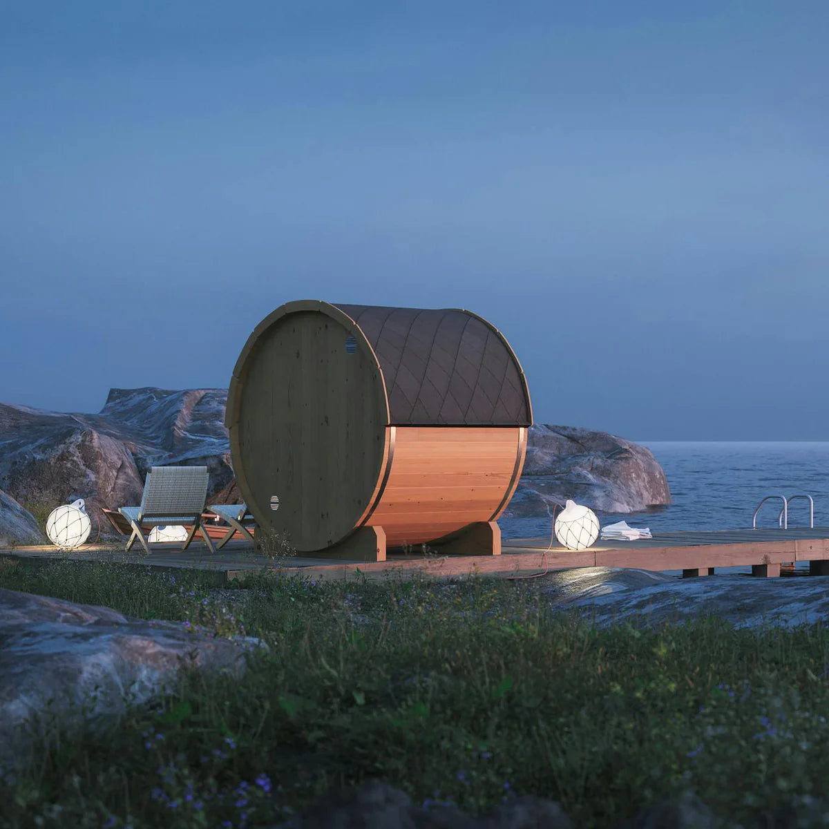 SAUNASNET® Outdoor Fashion Sauna Barrel 02