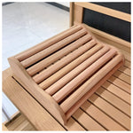 Wooden Sauna Headrest for Rejuvenation and Relaxation