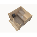 Garden Series Outdoor Cabin Sauna Fits Up to 6 People