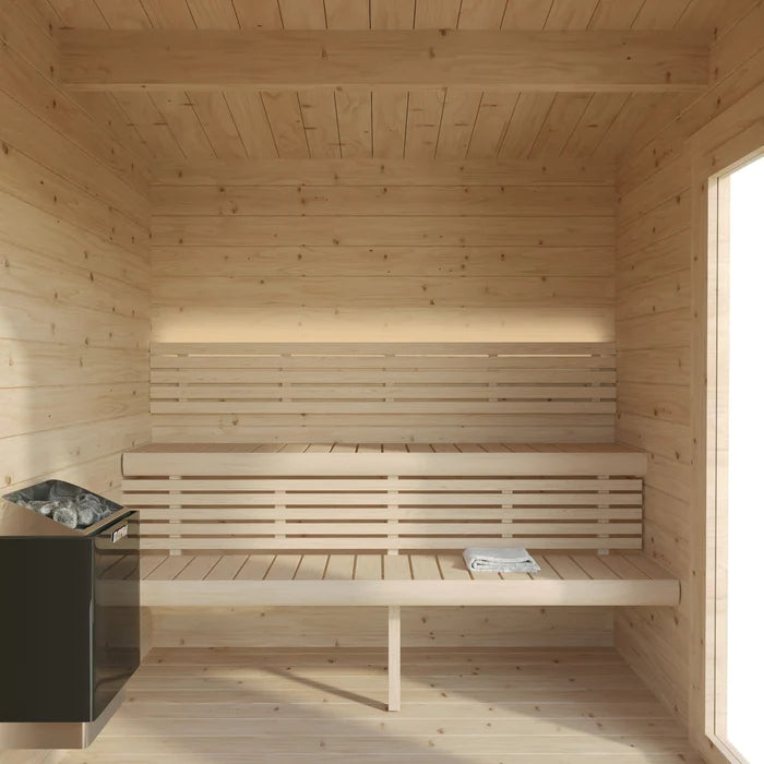 Garden Series Outdoor Cabin Sauna Fits Up to 6 People