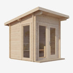 SAUNASNET® Garden Series Outdoor Cabin Sauna Fits Up to 6 People Cabin 05