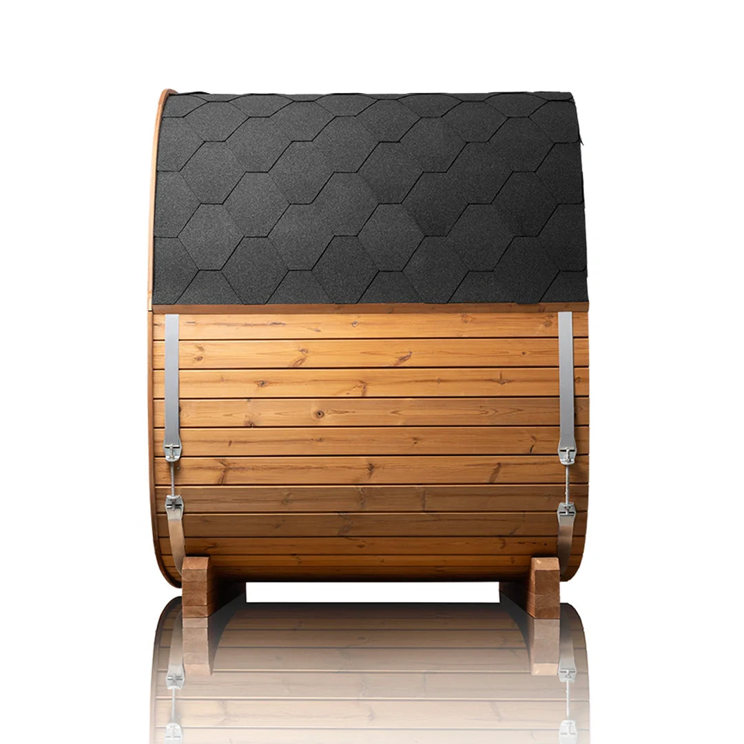 SAUNASNET® Scandinavian Outdoor Cube Sauna Barrel 17