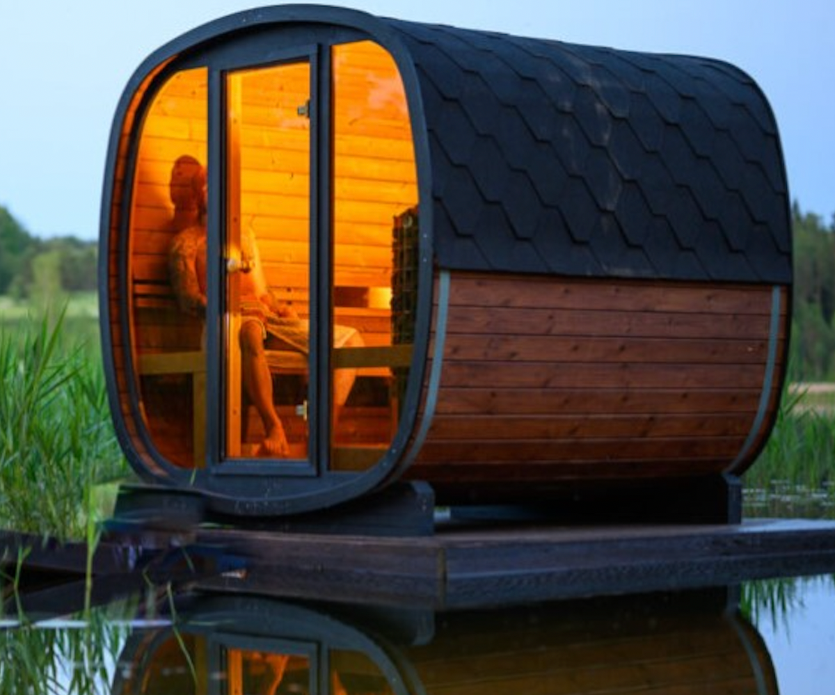 OS-SIERRA 2 | Saunasnet® 4-6 - Person Outdoor Steam Sauna（Estimated delivery: 1–2 weeks）