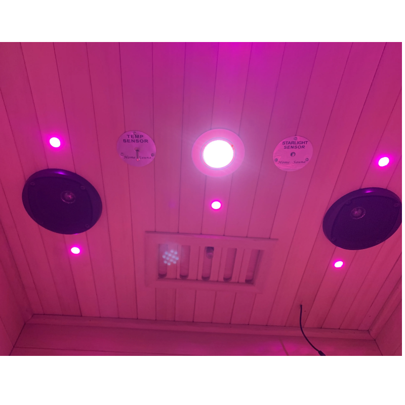 SAUNASNET® Luxury Ozone Indoor Dry Sauna with Wifi Infrared 03（US Stock – Ships in 10–15 Days）