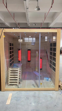 SAUNASNET® Indoor Steam and Infrared Sauna Hybrid Sauna 01