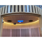 SAUNASNET Hemlock Far Infrared Round Sauna Room