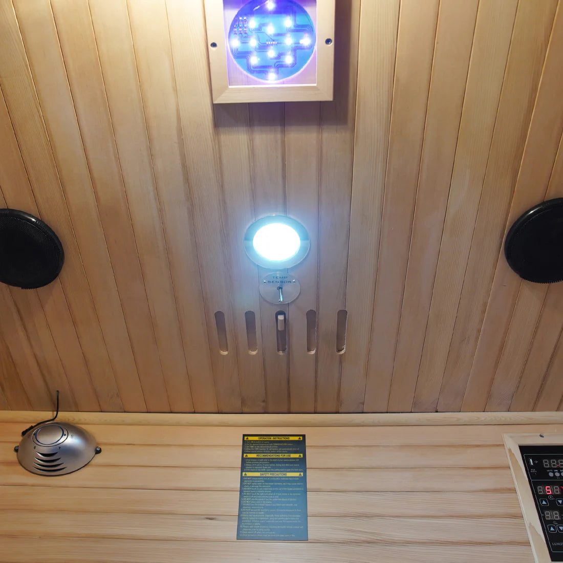 SAUNASNET® 2 Person Infrared Indoor Home Sauna Infrared 07