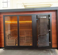 OS-CALDERA PORO 4 | Saunasnet® 6-8 Person Outdoor Steam Sauna（Estimated delivery: 1–2 weeks）