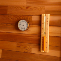 SAUNASNET® Nordic Panorama Glass-Wood Outdoor Sauna Cabin – Modern Luxury Horizon View Design Terra 02