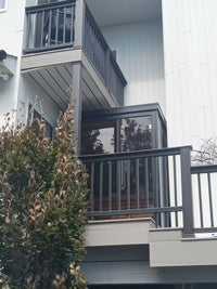 SAUNASNET® Modern Low-Energy Cube Sauna with Glass Front Black 04（US Stock – Ships in 10–15 Days）