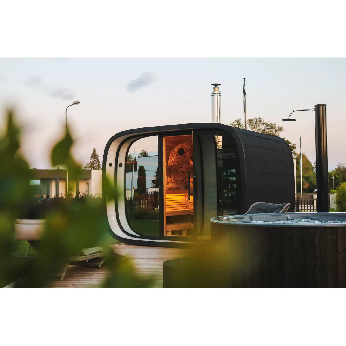 OS-SIERRA 5 | Saunasnet® 6-8 Person Outdoor Steam Sauna