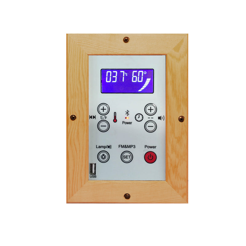 SAUNASNET Traditional Steam And Far Infrared Sauna Room