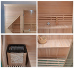 Luxury Traditional Wood Spa Dry Sauna Room