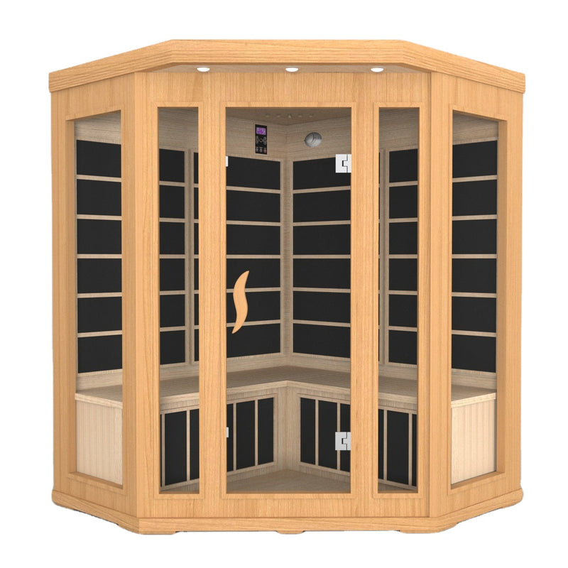 SAUNASNET® Low EMF Indoor Wood Sauna With Carbon Panel Far Infrared 16