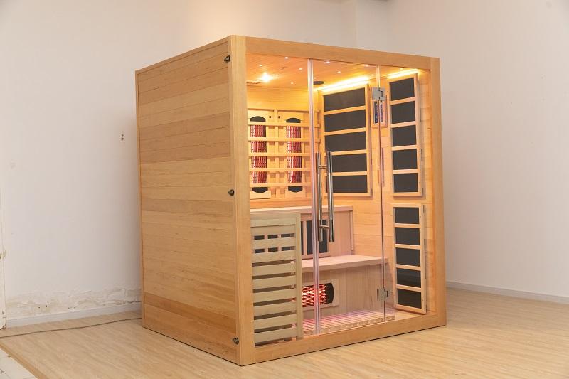 SAUNASNET Traditional Steam And Far Infrared Sauna Room