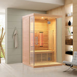 Indoor Low EMF Infrared Sauna with Front Glass