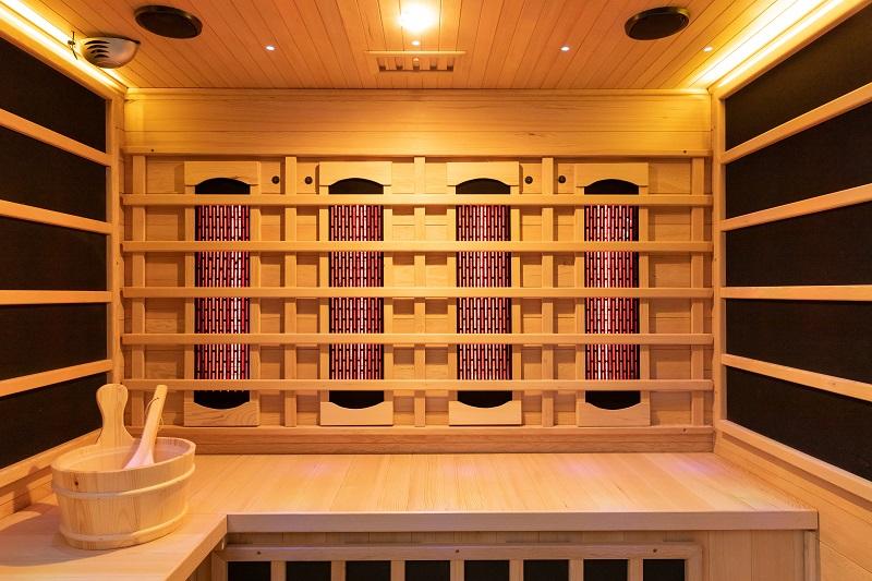 SAUNASNET Traditional Steam And Far Infrared Sauna Room