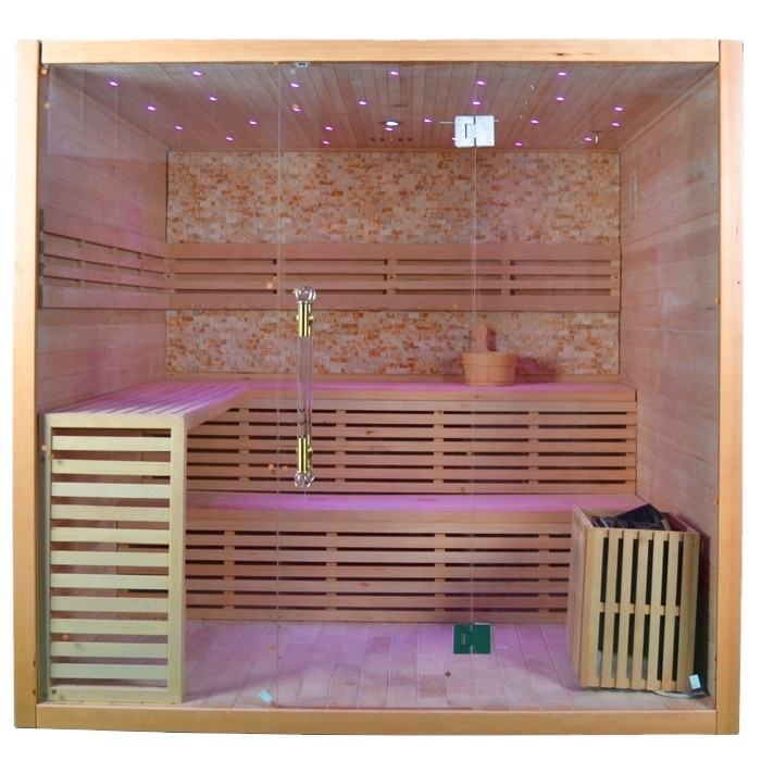 Hemlock / Red Cedar Indoor Therapy Wood Steam Sauna Rooms