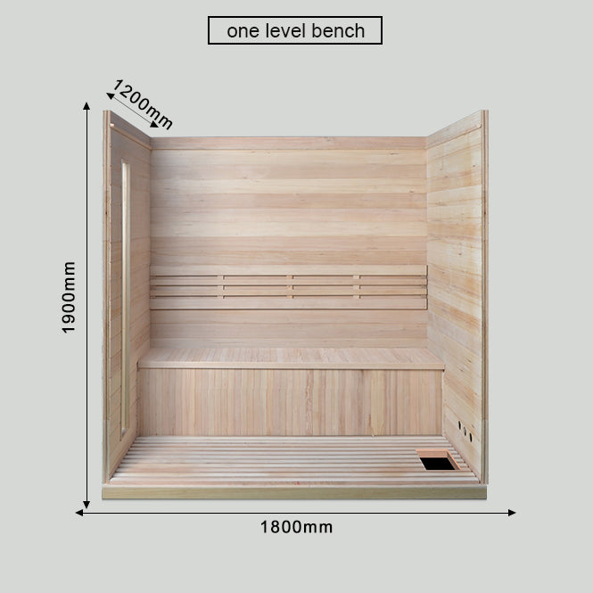 SAUNASNET Finland Traditional Home Wooden Sauna