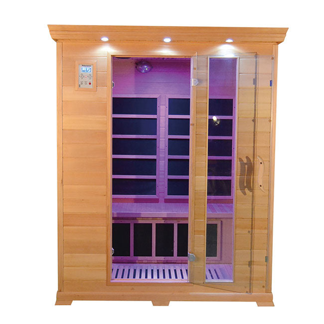 Far Infrared Sauna Room Wood Sauna Low EMF Carbon Panel