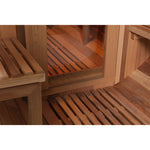SAUNASNET Canadian Wood Outdoor Barrel Sauna Room