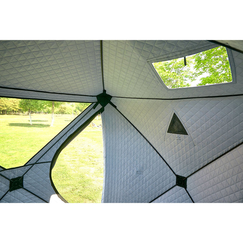 SAUNASNET New Portable Outdoor Tent Sauna With Wood Burning Stove