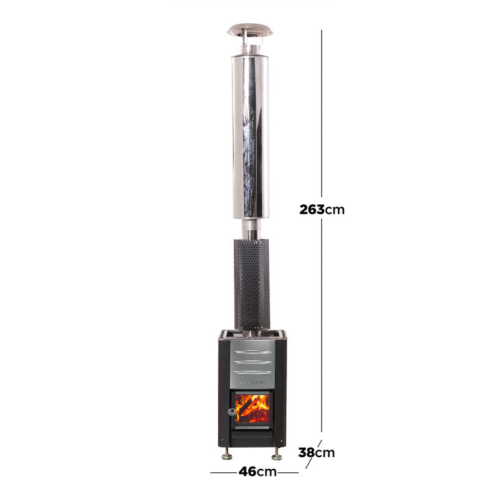 SAUNASNET Wood Burning Heater (No Stones)