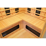 SAUNASNET Outdoor Wood Dry Infrared Sauna