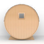 SAUNASNET Outdoor Barrel Sauna With Glass Window